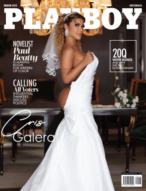 Cris Galera na capa da Playboy Austrália, março de 2022