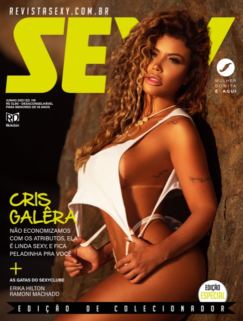 Cris Galera na capa da revista Sexy, edição especial de colecionador