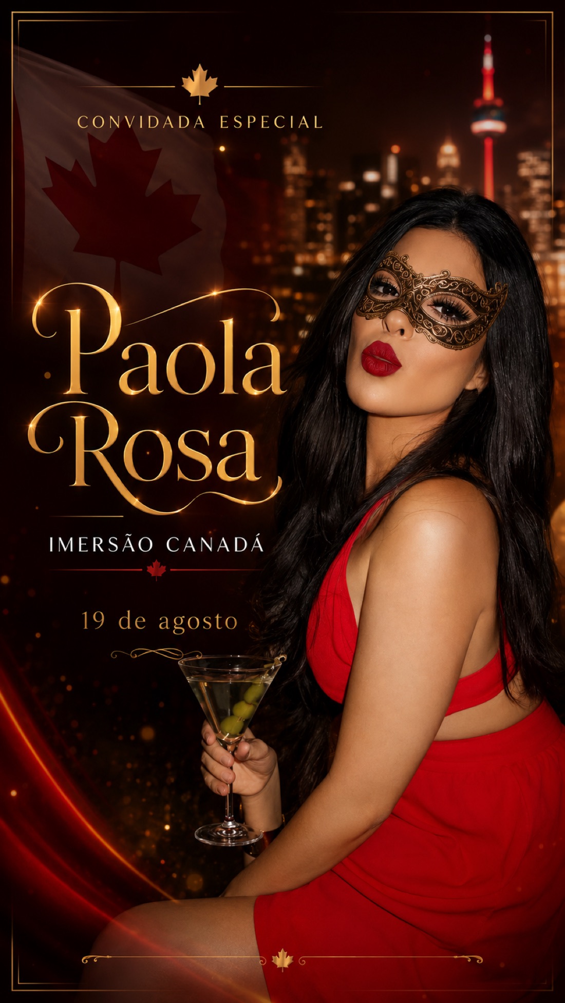 Paola Rosa, convidada especial da Imersão Canadá